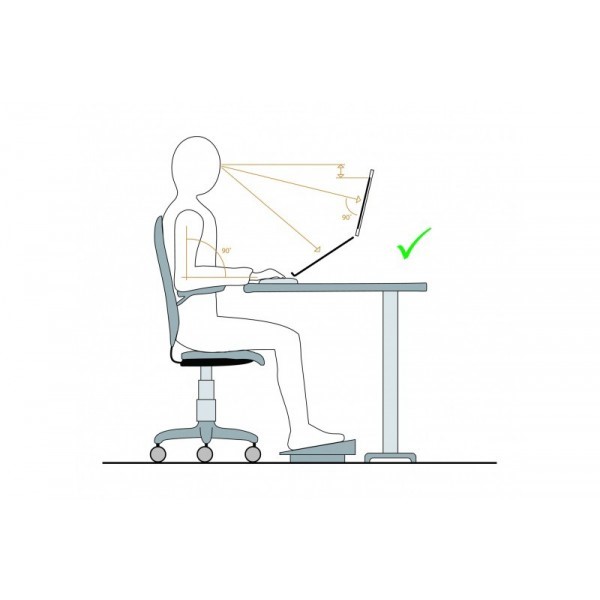 Guide du repose pied de bureau : confort et ergonomie contre le mal de –  AUM WORLD